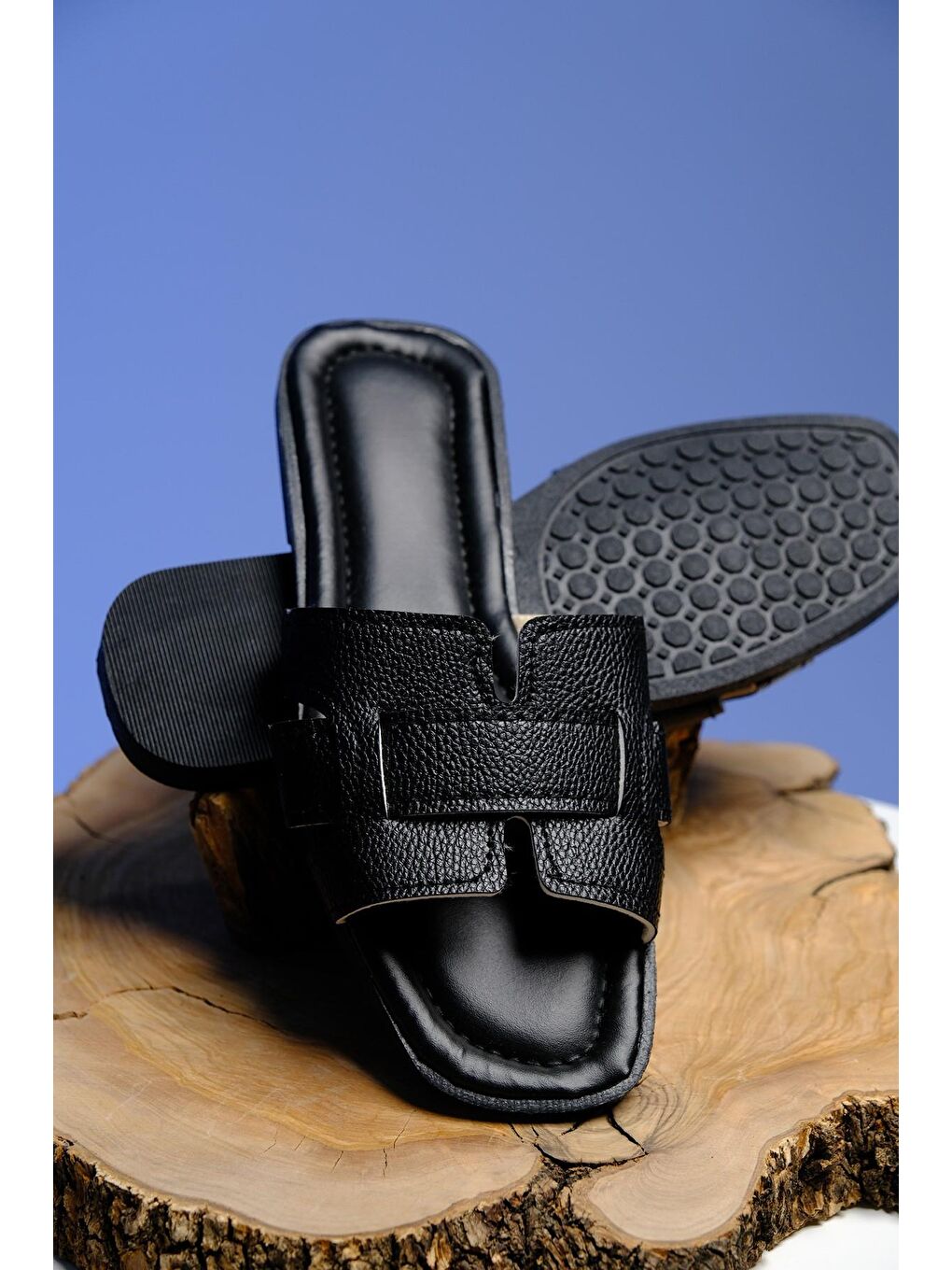 Siyah Chia Günlük Anne Genç Kadın Terlik-6