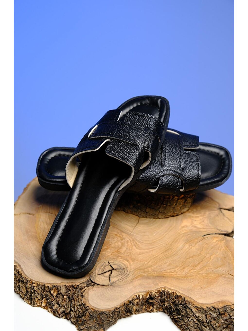 Siyah Chia Günlük Anne Genç Kadın Terlik-7