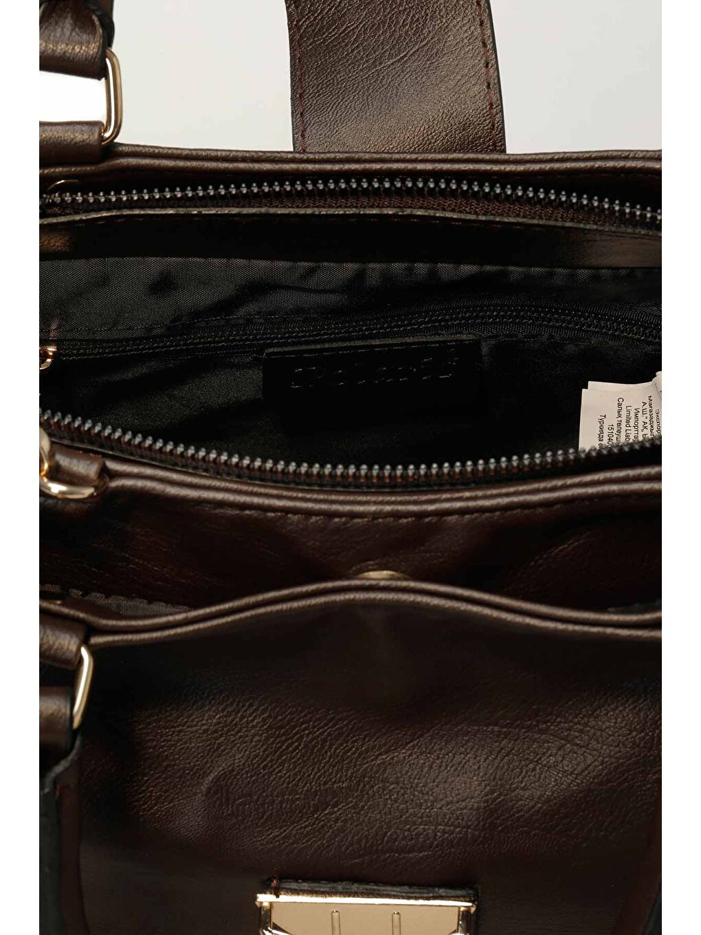 YKM BSC KL 4PR Kahverengi Kadın Kol Çantası-3