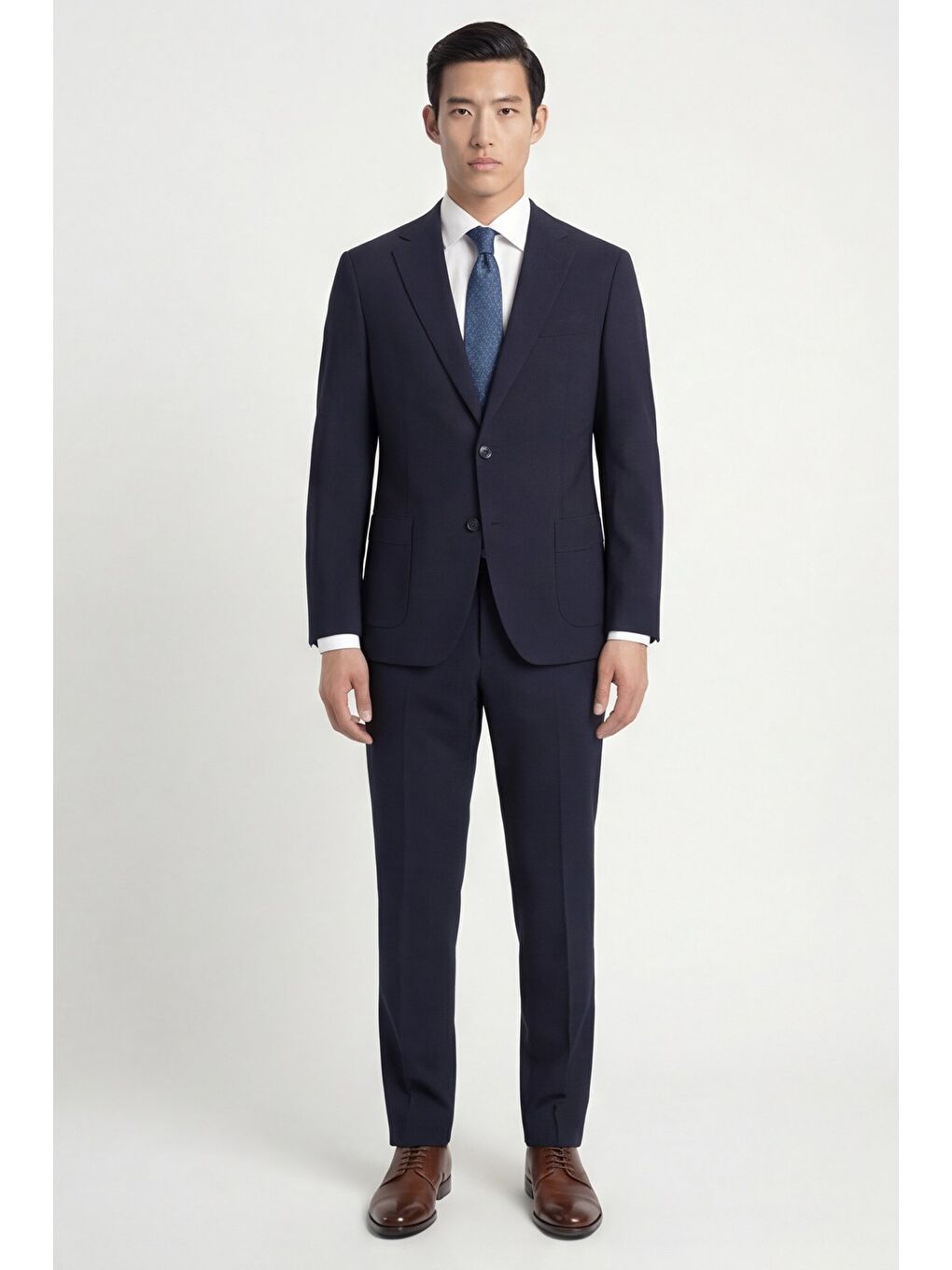 Giotelli Lacivert 6 Drop Pamuk Karışımlı Erkek Takım Elbise-1
