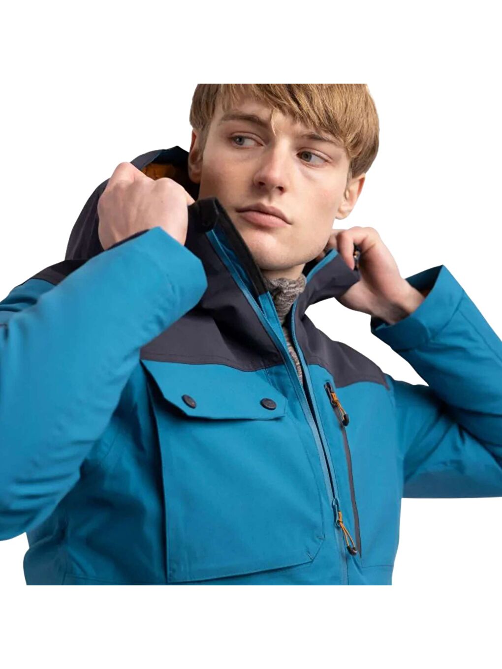 Lacivert Eastwell Padded Erkek Mavi Outdoor Ceketi-3