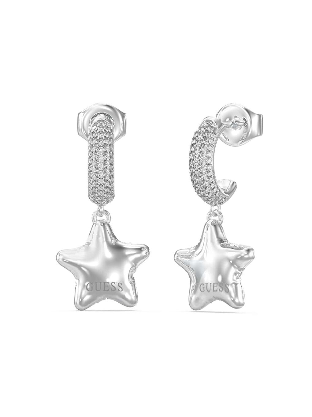 Gri JGUJUBE05548JWRHTU Yıldız Kadın Küpe