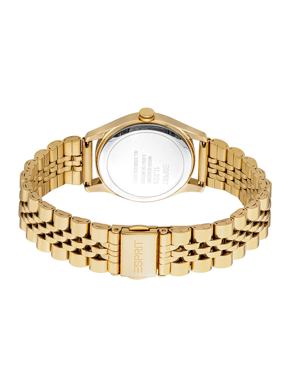 Sarı ES1L223M3115 Kadın Kol Saati ve Bileklik Seti-3