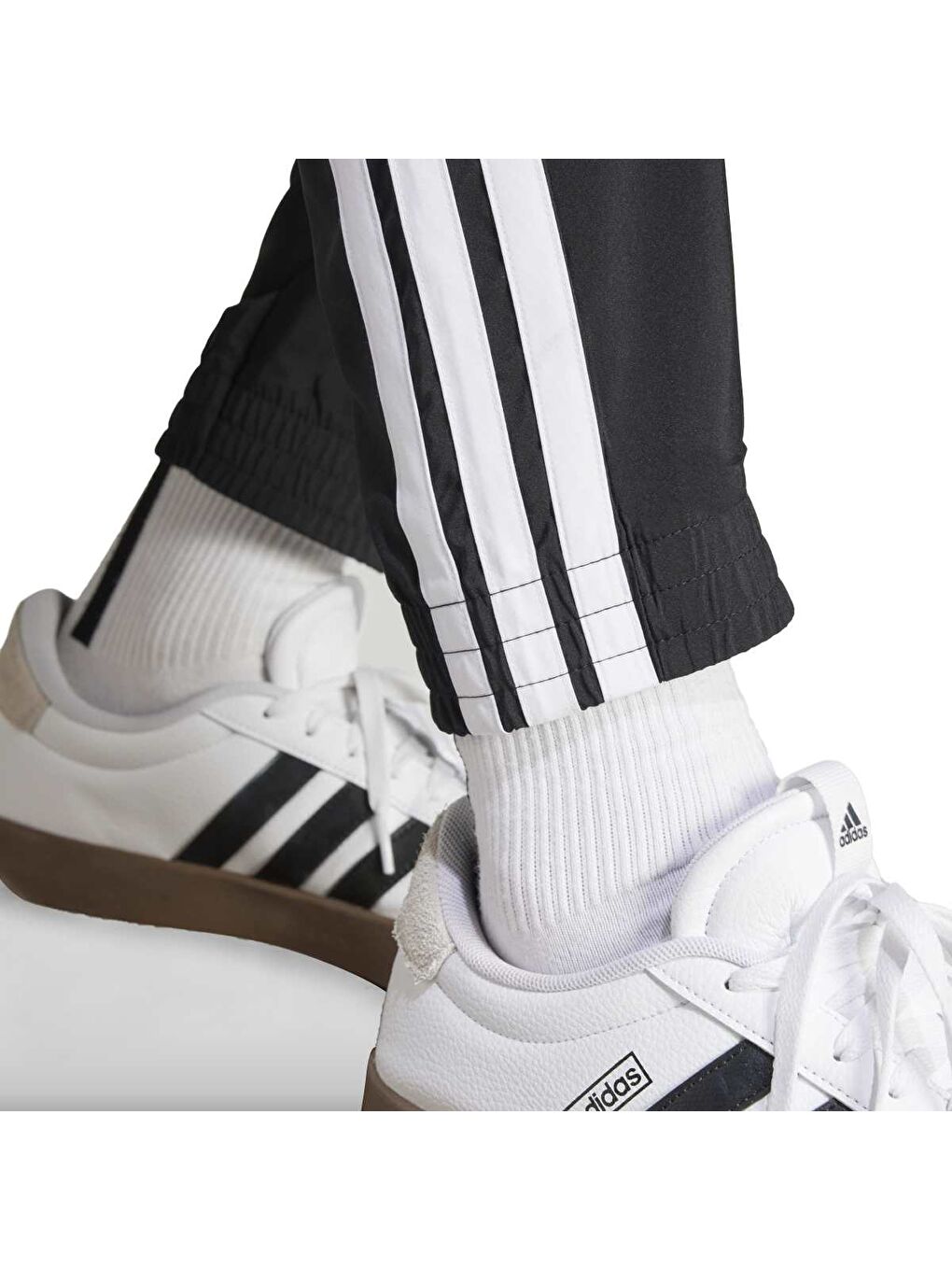 3 Stripes Wv Tc Pt Erkek Siyah Eşofman Altı-3