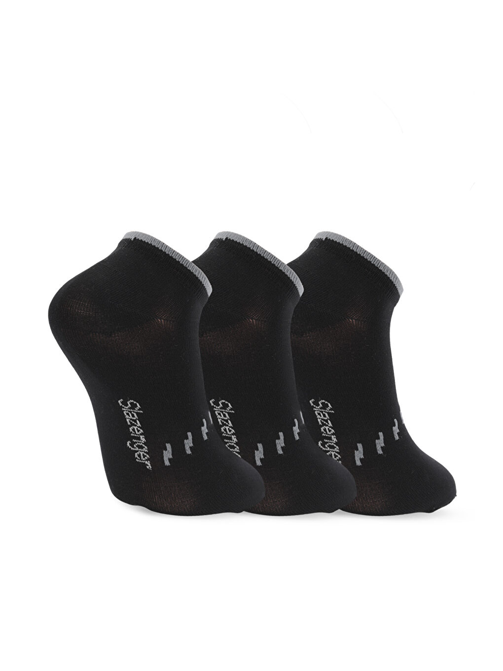 JARA 3 lü Erkek  Siyah Çorap-1