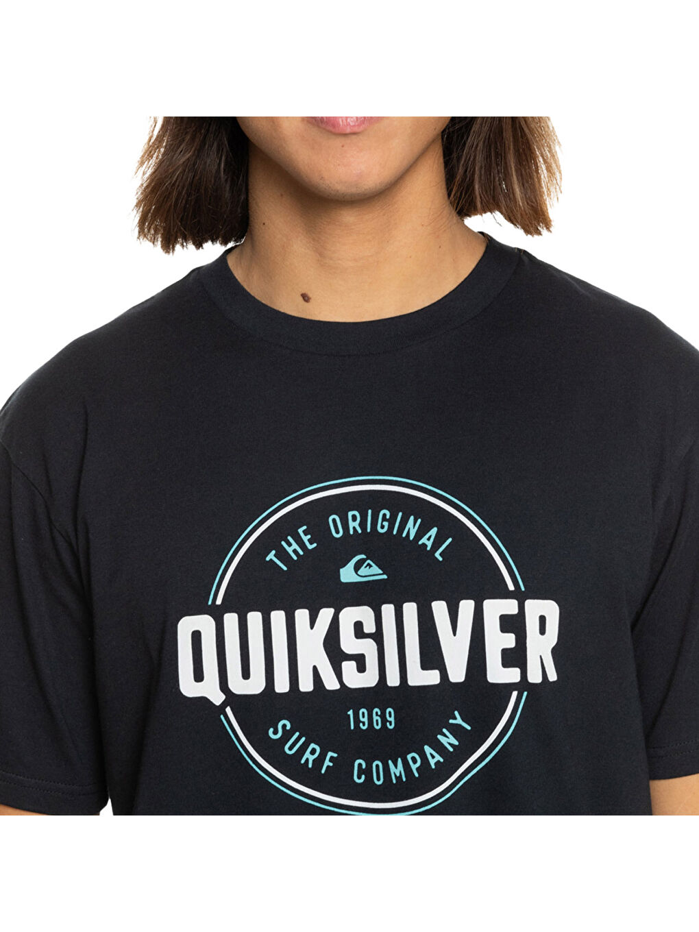 Lacivert Circle Up Erkek Mavi Tişört-2