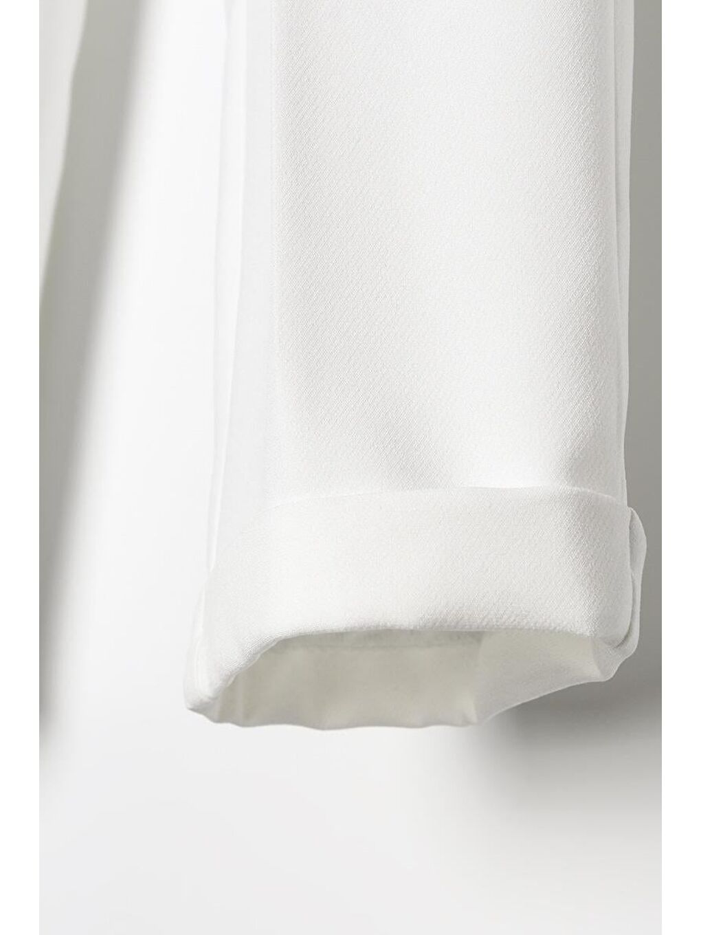 Ekru-Beli Lastikli Havuc Pantolon-3