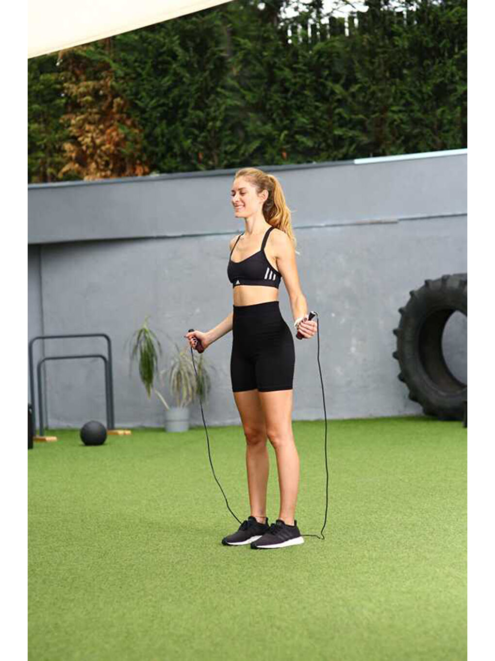 Beyaz Süngerli Atlama İpi Unisex  STD Atlama İpi-2