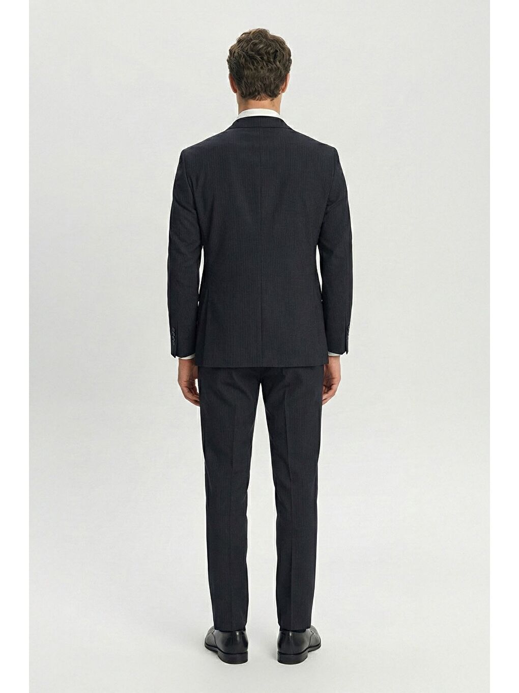 Giotelli Koyu Lacivert Yelekli Rm %100 Yün 6 Drop Erkek Takım Elbise-2