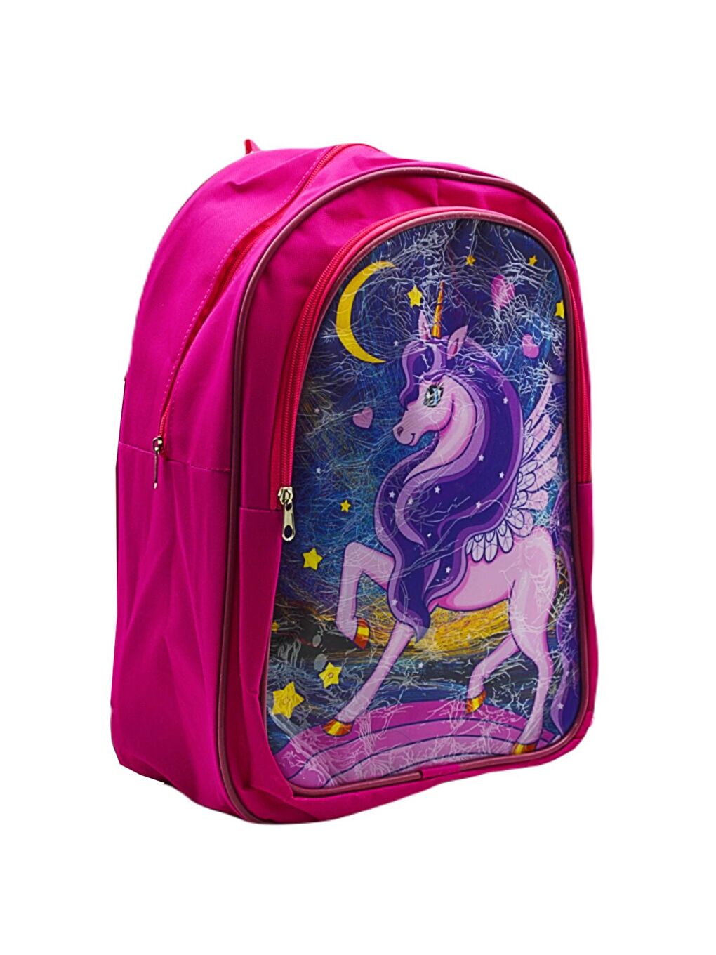 2 Bölmeli İlkokul Okul Sırt Çantası Ve Beslenme Çantası Pembe KOD 1308-3