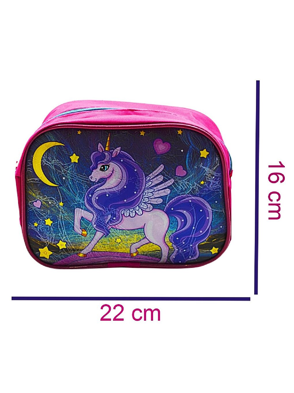 2 Bölmeli İlkokul Okul Sırt Çantası Ve Beslenme Çantası Pembe KOD 1308-4