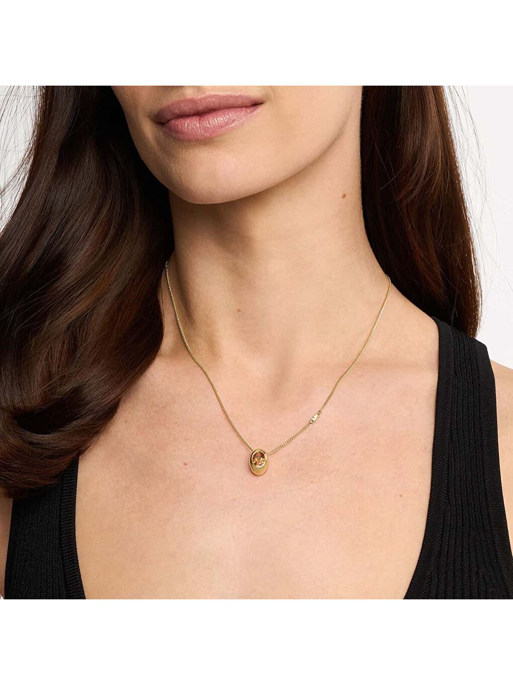 Sarı MKJ8474-710 Kadın Kolye-2