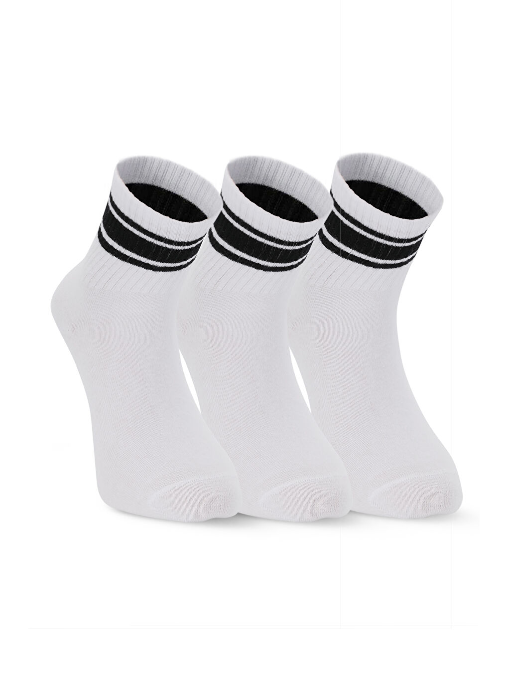 JELLY 3 lü Erkek Beyaz Çorap