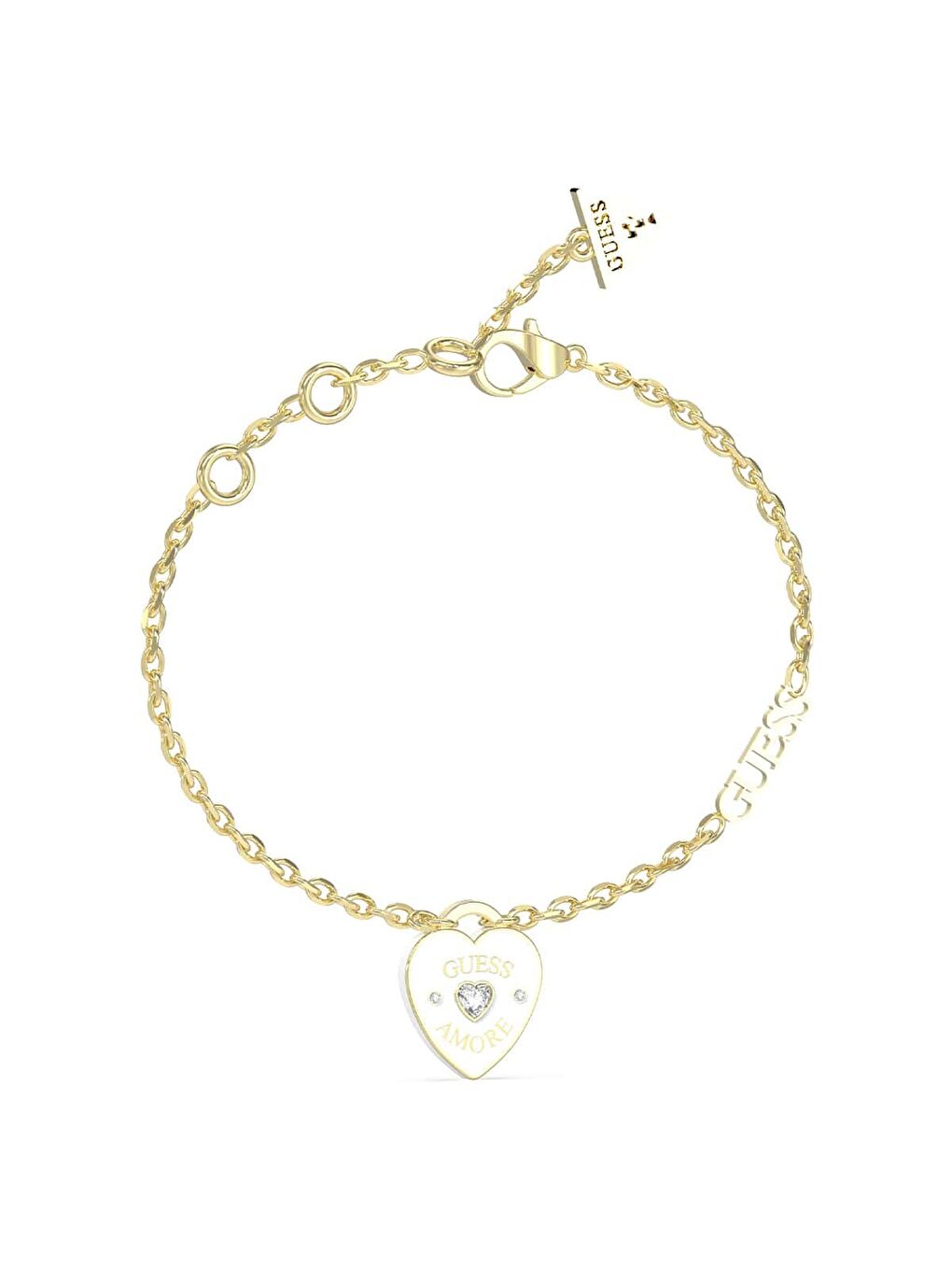 Sarı JGUJUBB05053JWYGWHS Kalpli Kadın Bileklik