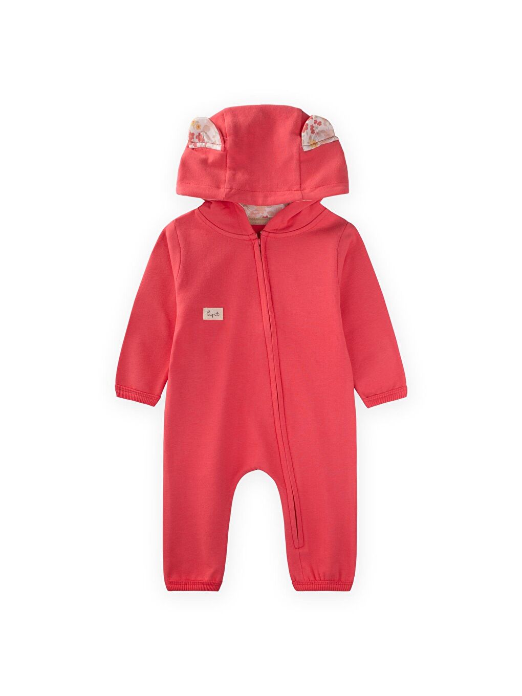 Fermuarlı Tulum 0-3 Yaş Mercan