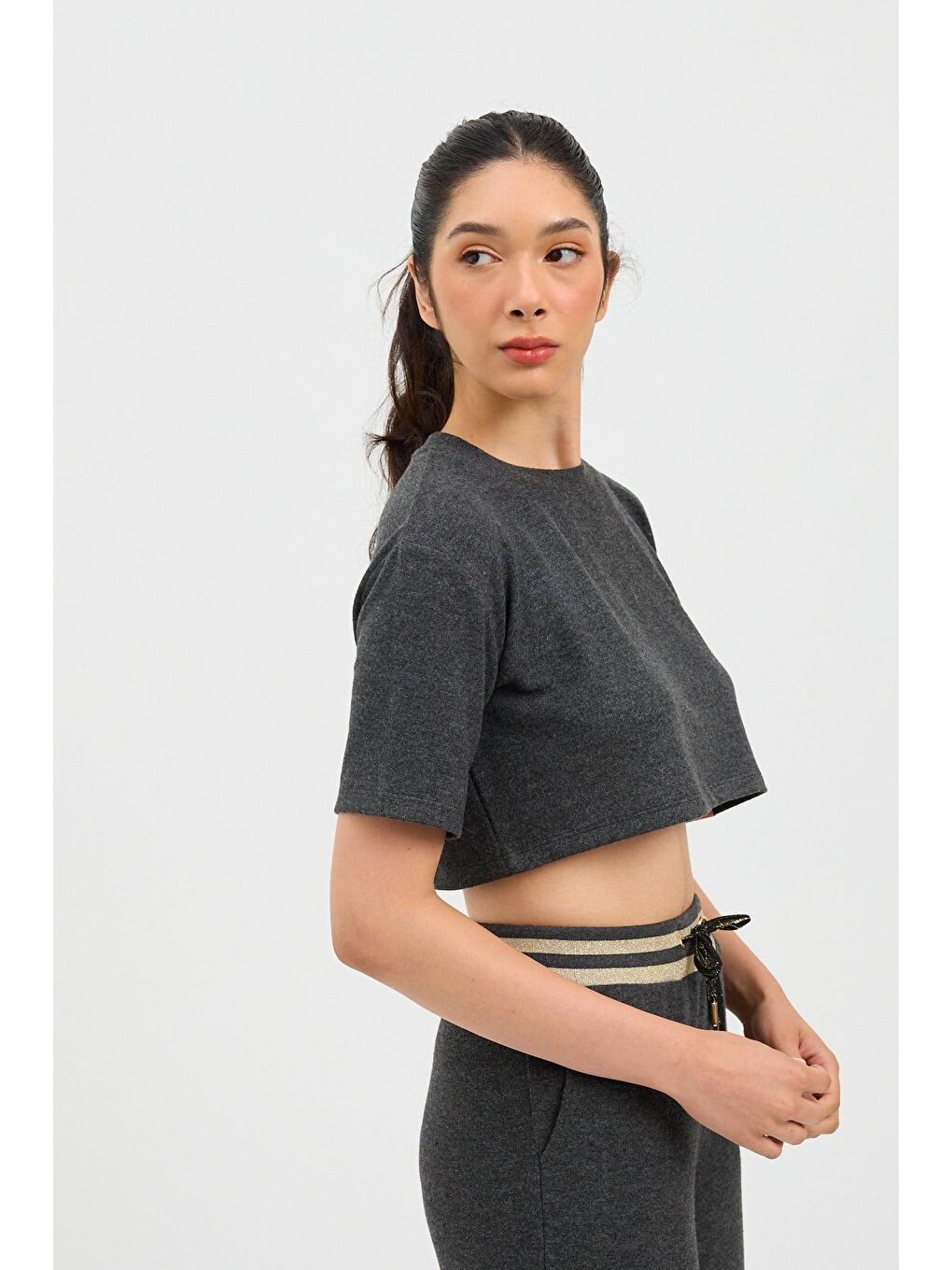 Kadın Infinity Dots Büstiyer Antrasit-2