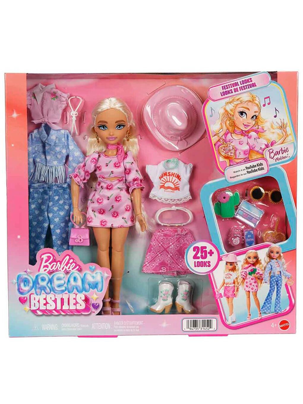 Barbie Dream Besties Festival Kombinleri - Standart Standart-3