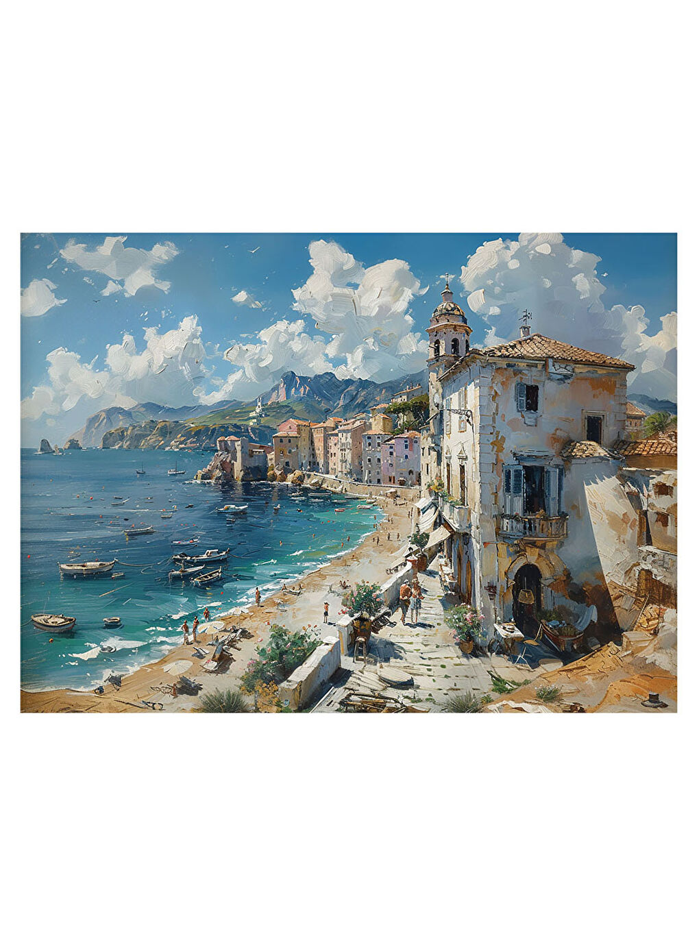 Puzzle 1000 Parça Sahil Kasabası 1181-1