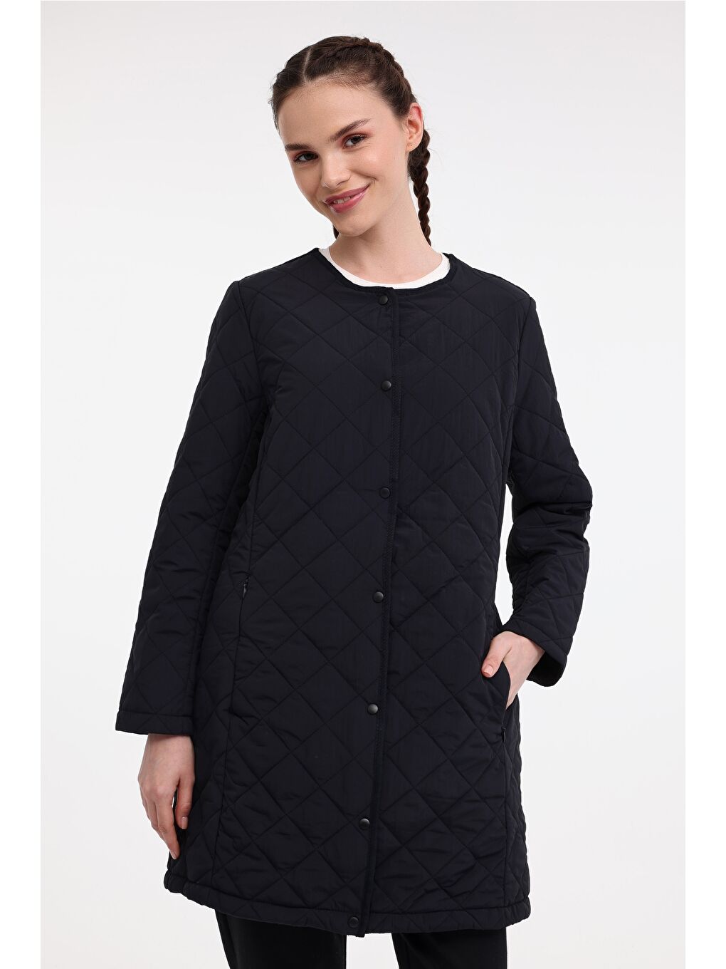 WL SHAD 1KT12 5FX Siyah Kadın Mont