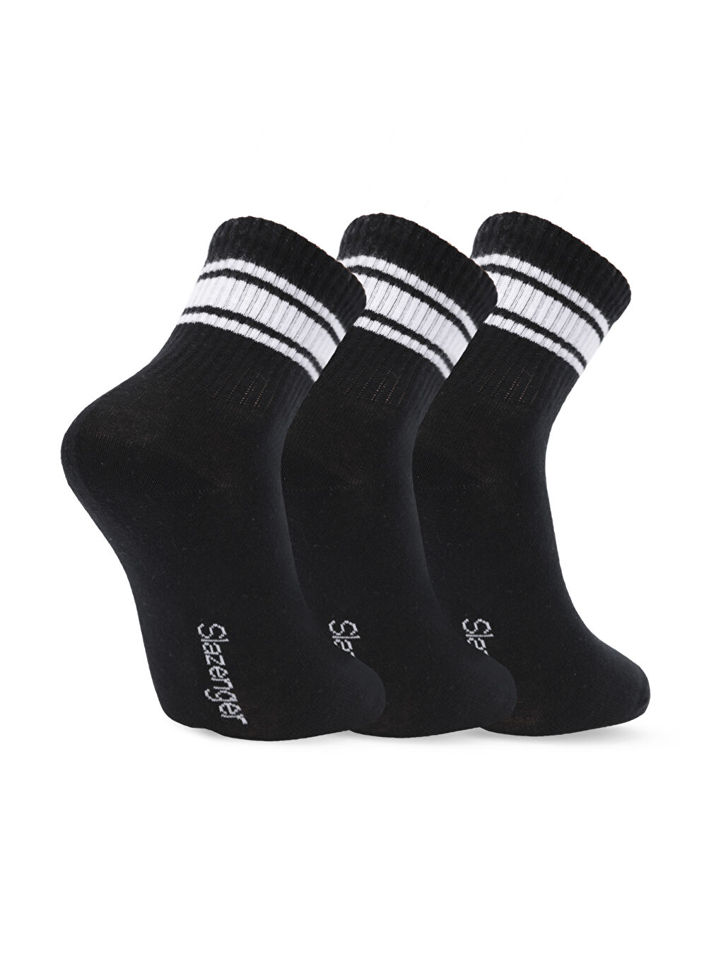 JELLY 3 lü Erkek Siyah Çorap-1