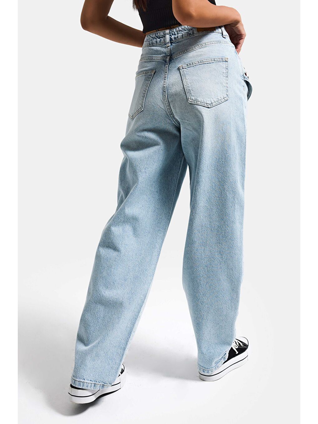 Mavi Kadın Ice T-12s6-3 Skater Fit Nakış Desenli Özel Tasarım Denim Jean-5