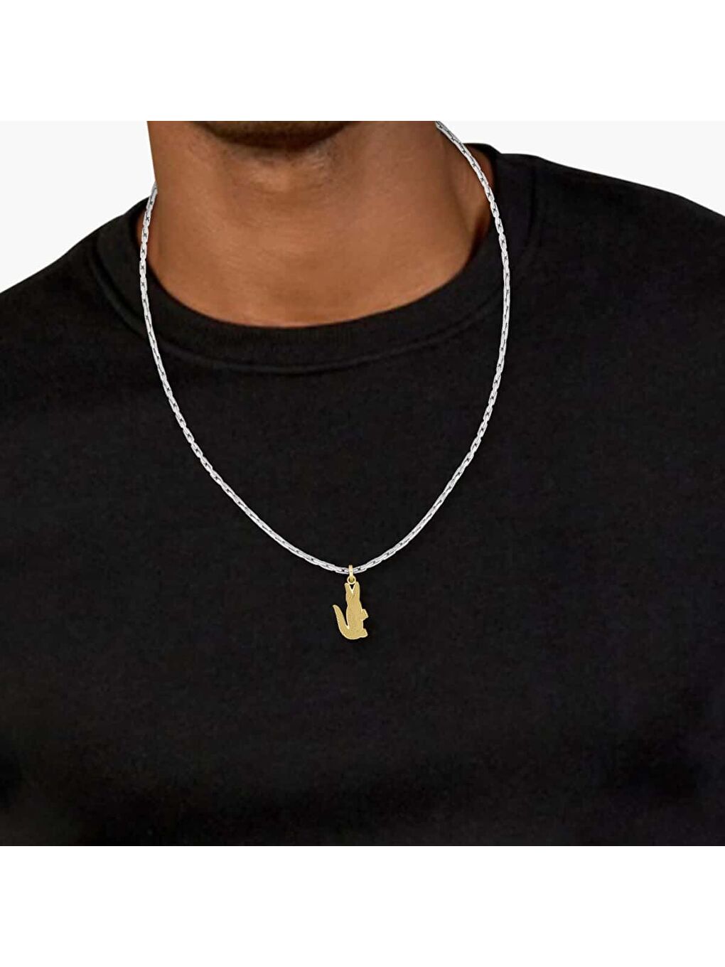 Sarı LACJ2040551 Erkek Kolye-3