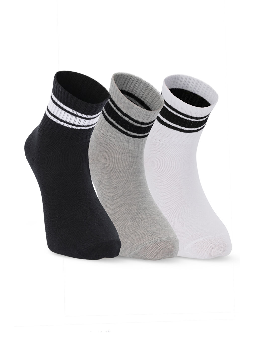 JELLY 3 lü Erkek Siyah / Gri Çorap