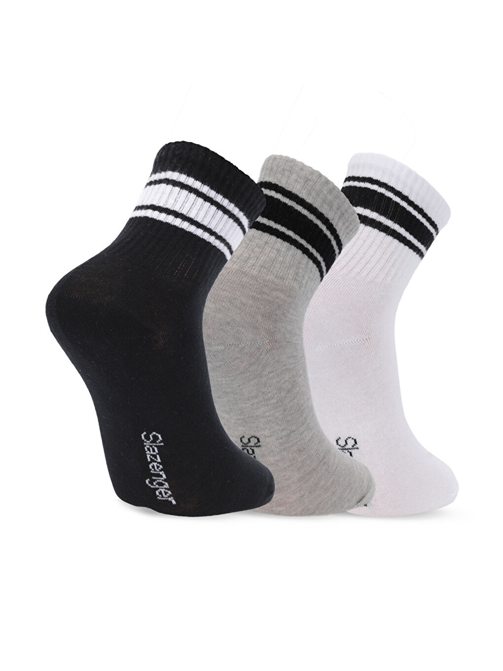 JELLY 3 lü Erkek Siyah / Gri Çorap-1