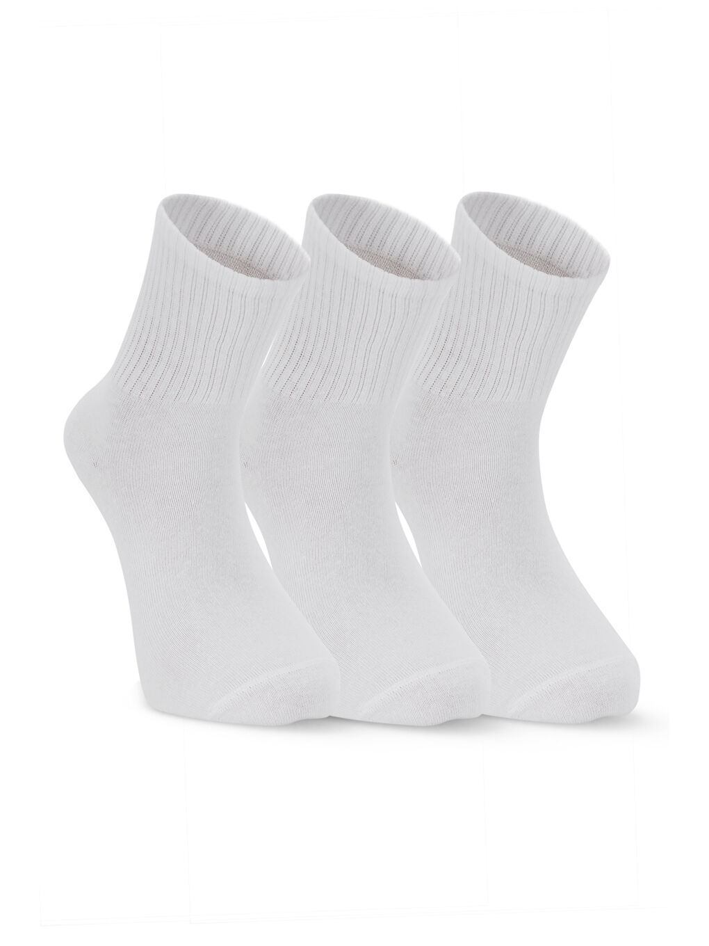 JUMPY 3 lü Erkek Beyaz Çorap