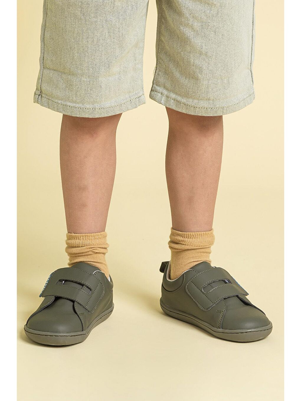 Smart Walker Casual Süper Mat Haki Barefoot Çocuk Ayakkabı-3