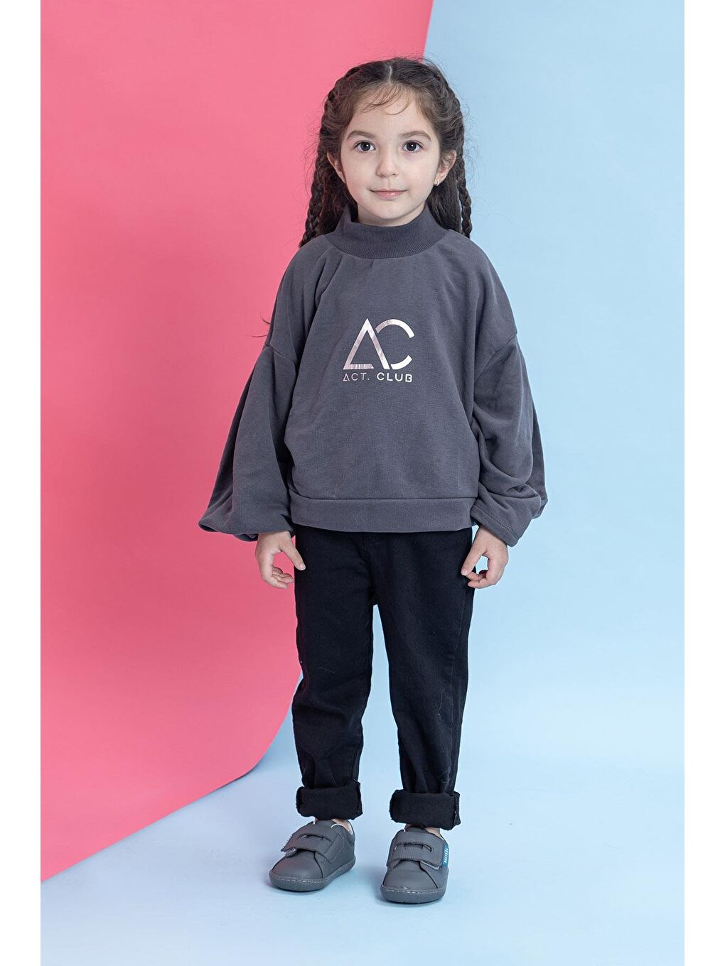 Smart Walker Casual Süper Mat Gri Barefoot Çocuk Ayakkabı-3