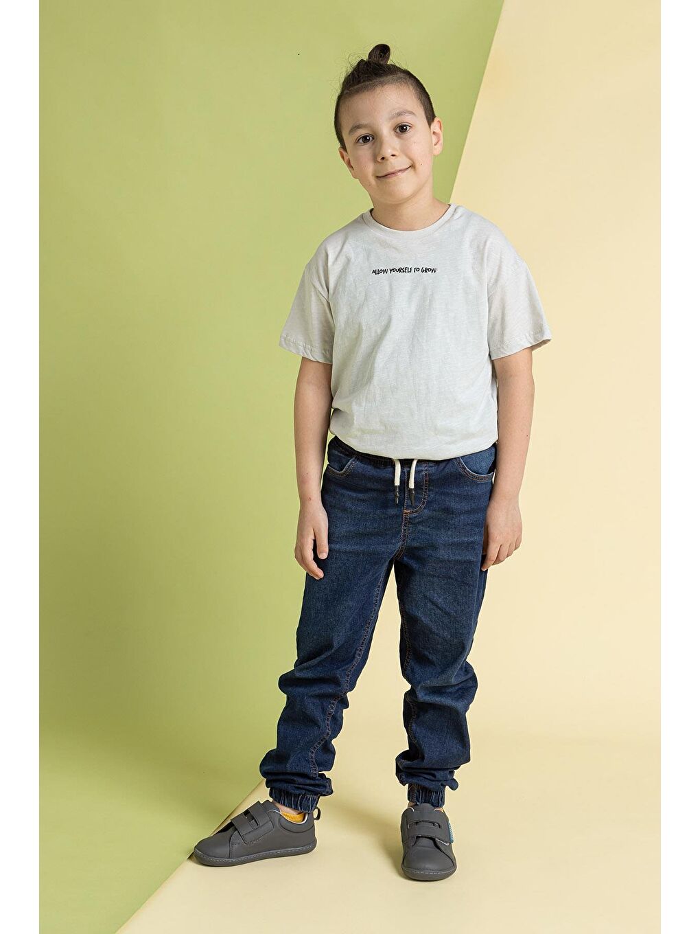 Smart Walker Casual Süper Mat Gri Barefoot Çocuk Ayakkabı-4