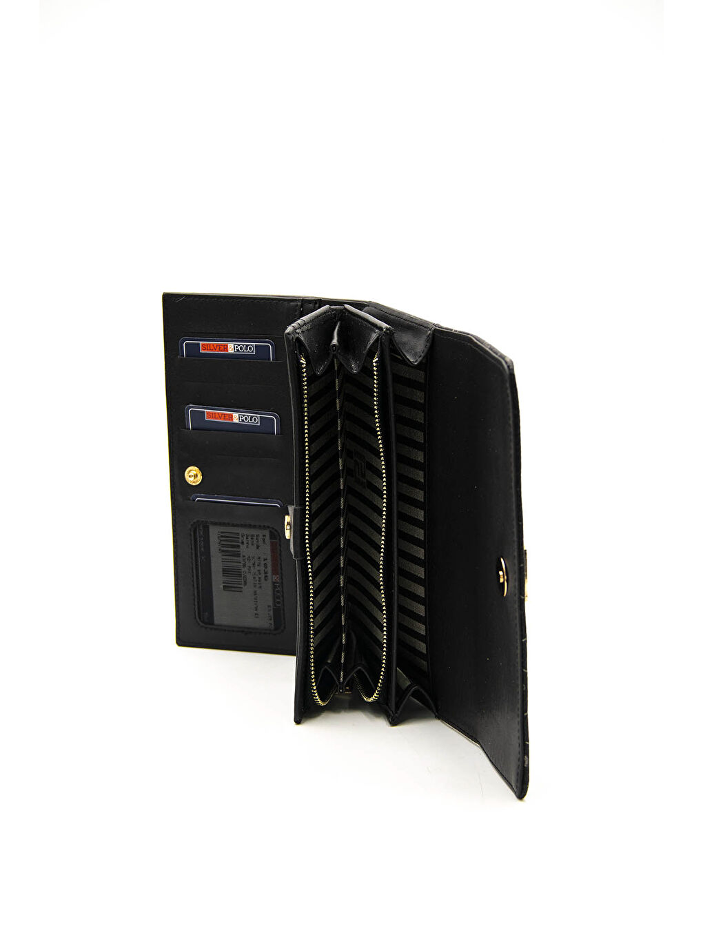 Kadın Cüzdan & Kartlık 1036-43327 M178 Siyah Platin -Mat Siyah-1