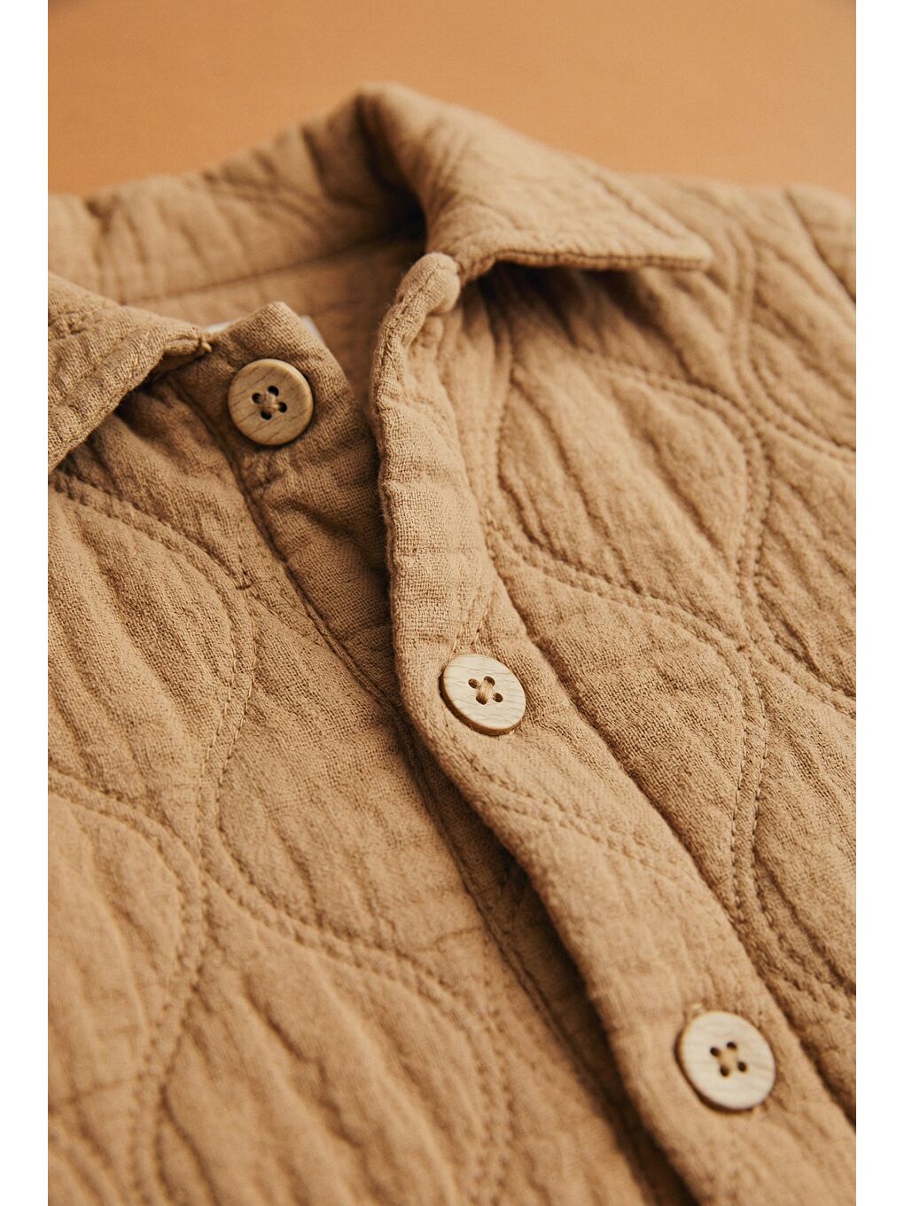 Karışık Erkek Çocuk Pamuklu Camel Kapitone Ceket T-Shirt Jean Pantolon Takım-4