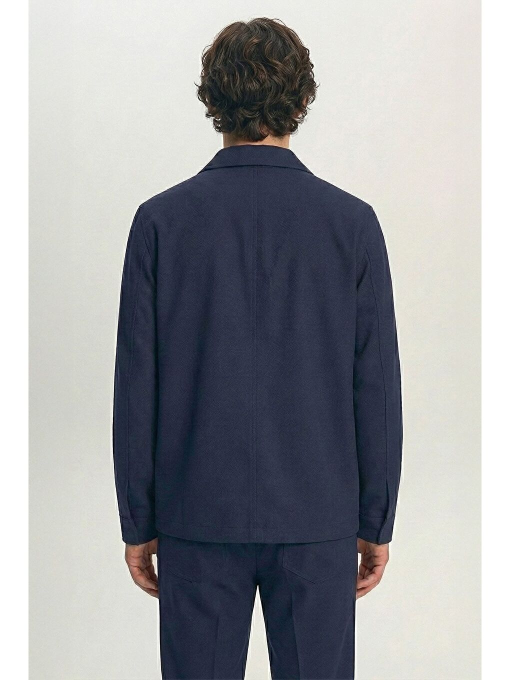 Giotelli Lacivert Yün Karışımlı Elastan İçerikli Erkek Spor Takım Elbise-3