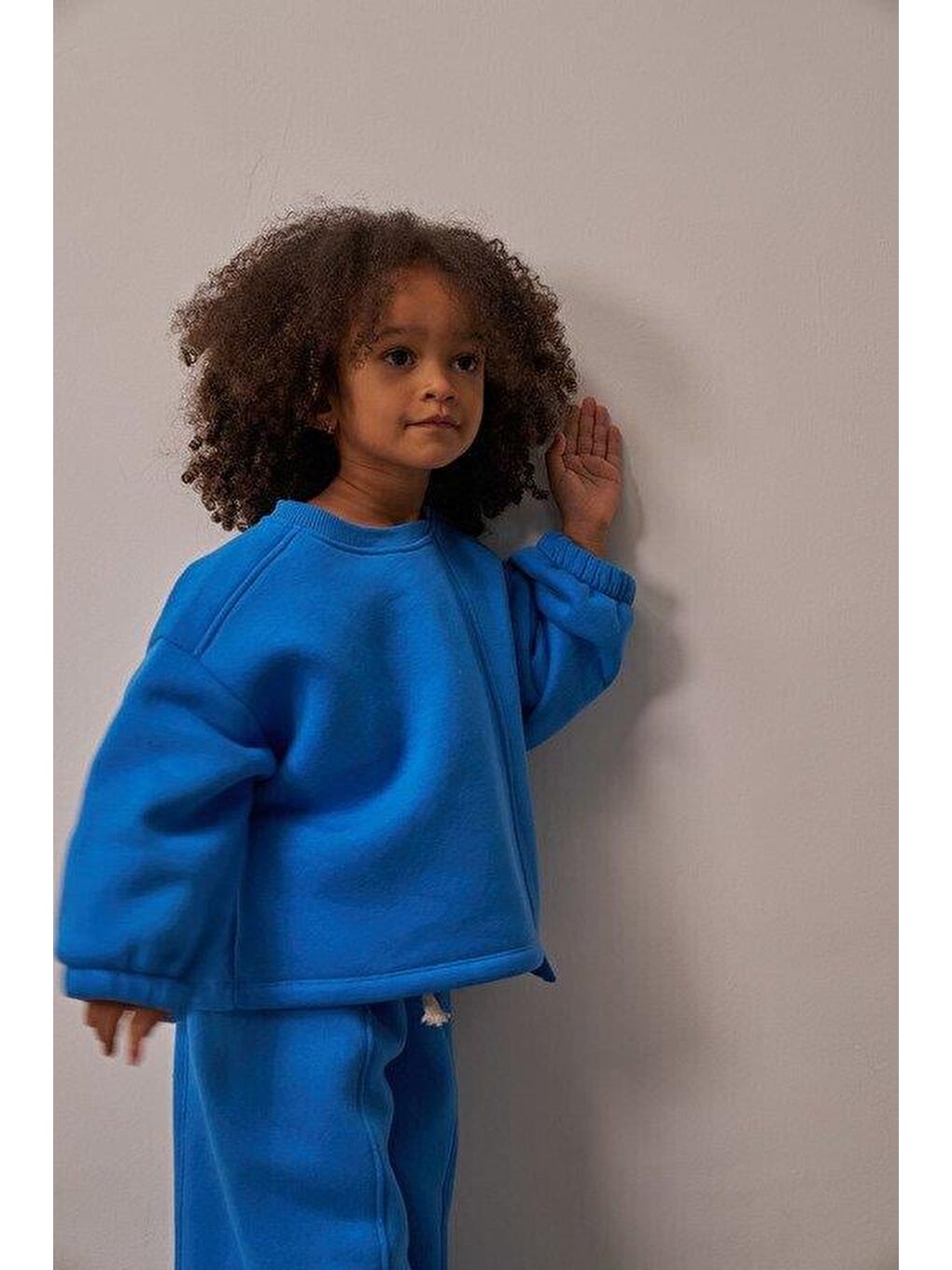 Yeşil Mavi Omuz Nakışlı Asimetrik Detaylı Alt Üst Takım-3