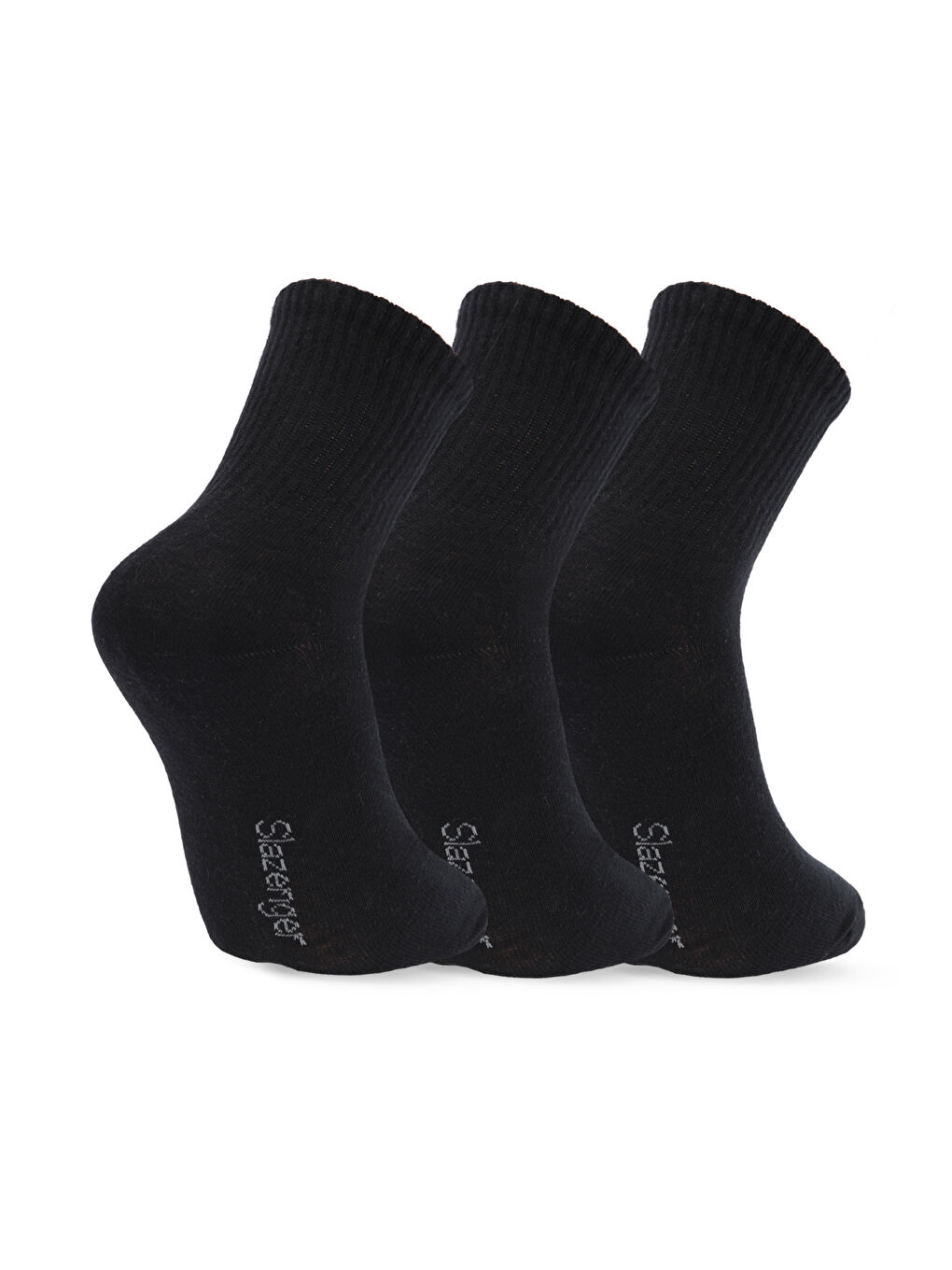JUMPY 3 lü Erkek Siyah Çorap-1