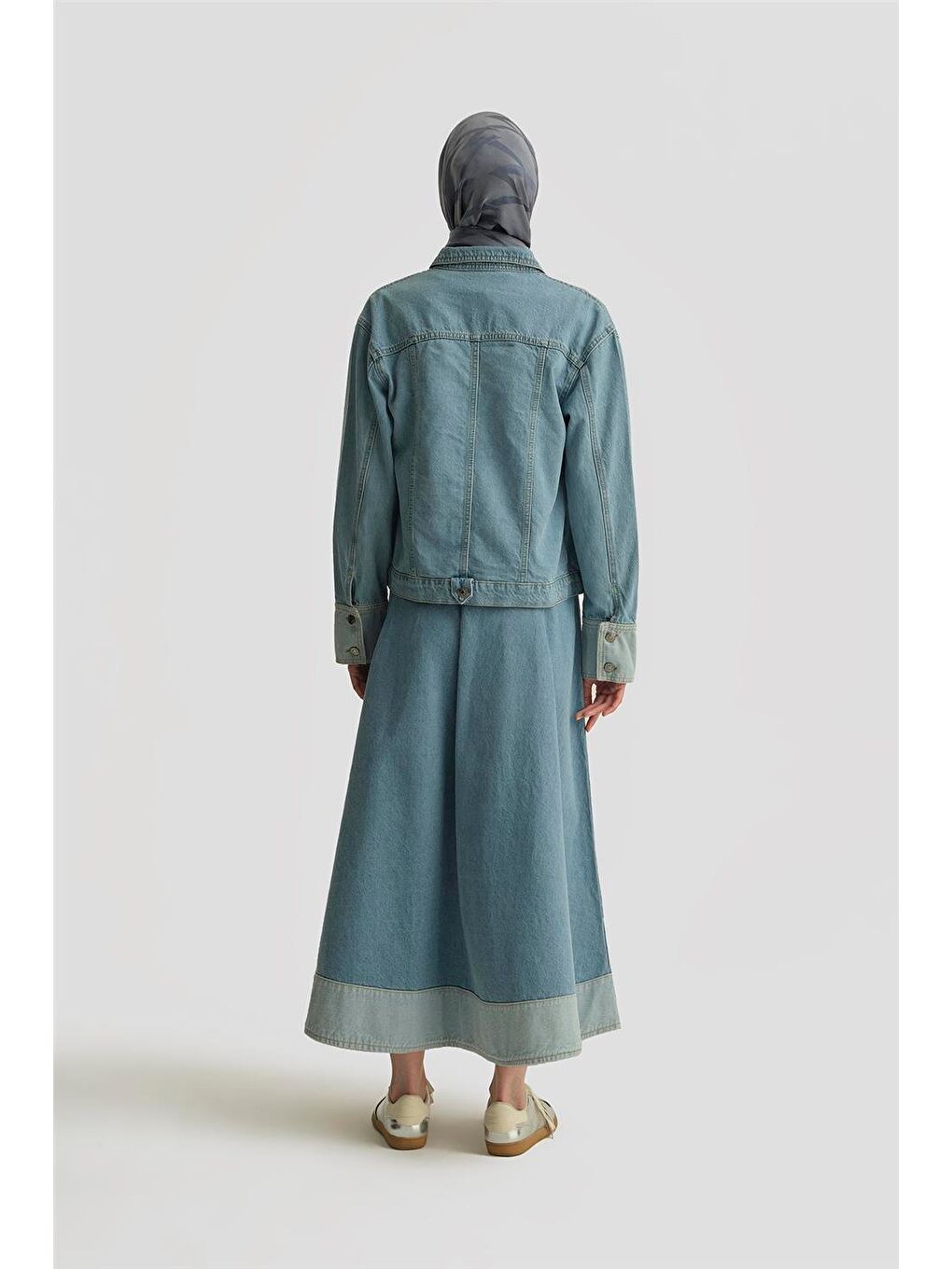 Denim Etek 25Yd4243-2 Buz Mavi-2