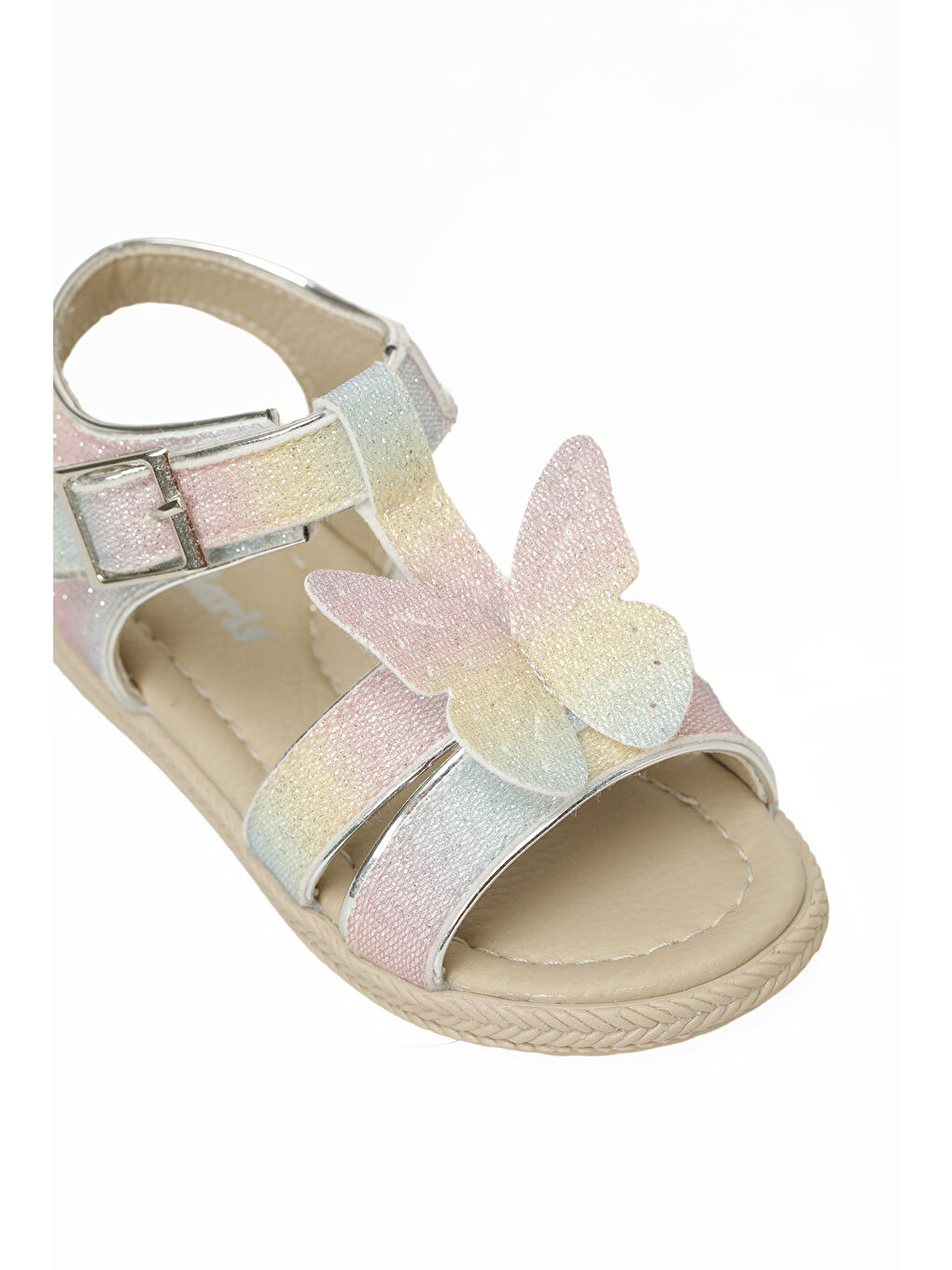 Karışık SHONE.B6FX Çok Renkli Kız Bebek Sandalet-6