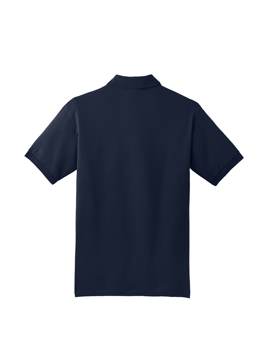 Lacivert Erkek Çekmeyen Pamuklu Kumaş Regular Fit Standart Kesim Kıvrılmaz Polo Yaka Tişört POLOYAKA-TSHIR-1