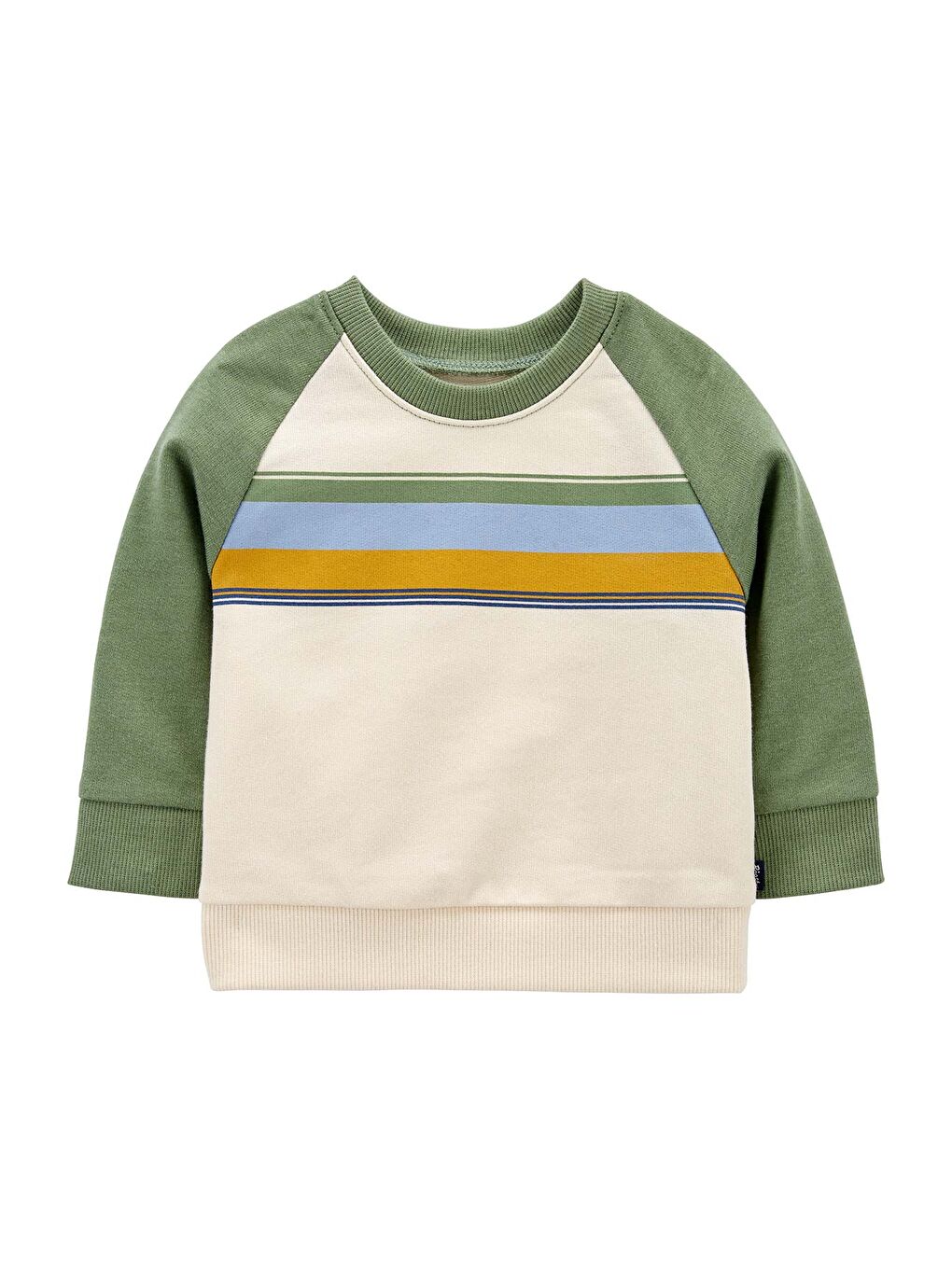 Oshkosh Krem Erkek Bebek Sweatshirt Krem