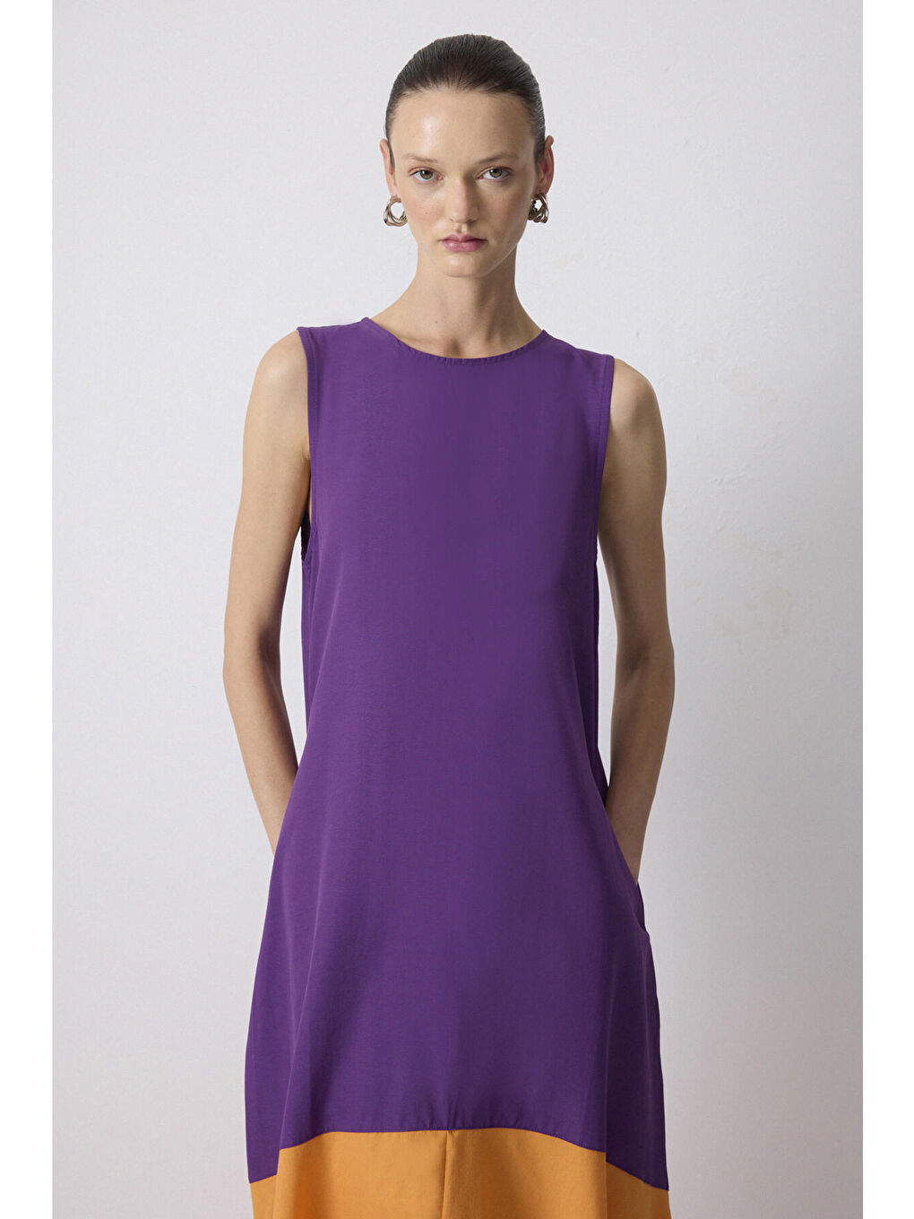 Mor Oversıze Poplin Jile-1