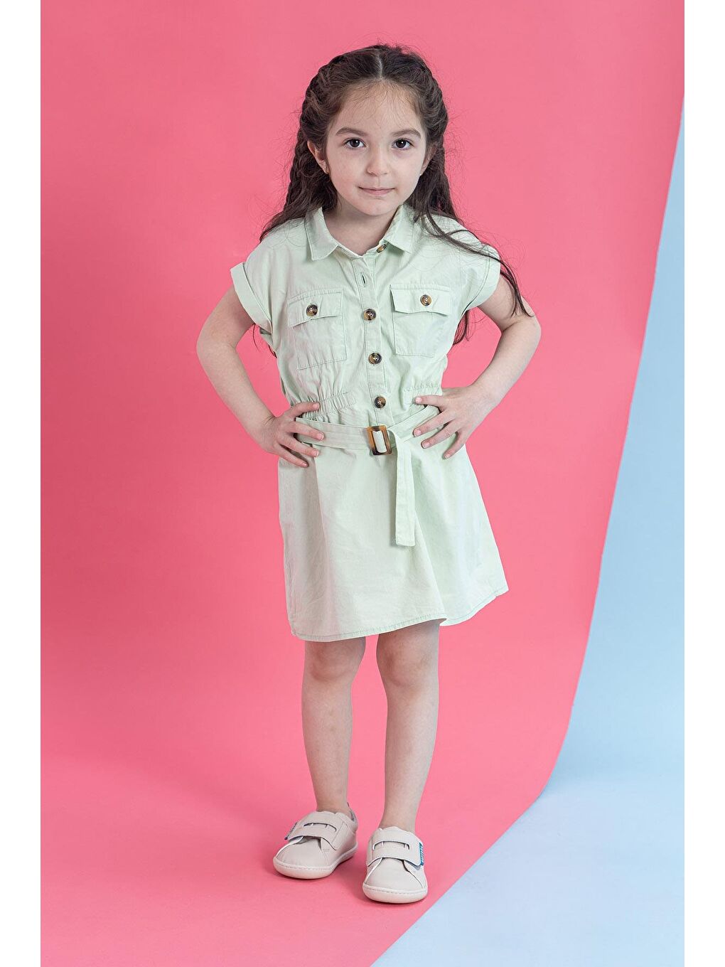 Smart Walker Casual Süper Mat Bej Barefoot Çocuk Ayakkabı-4