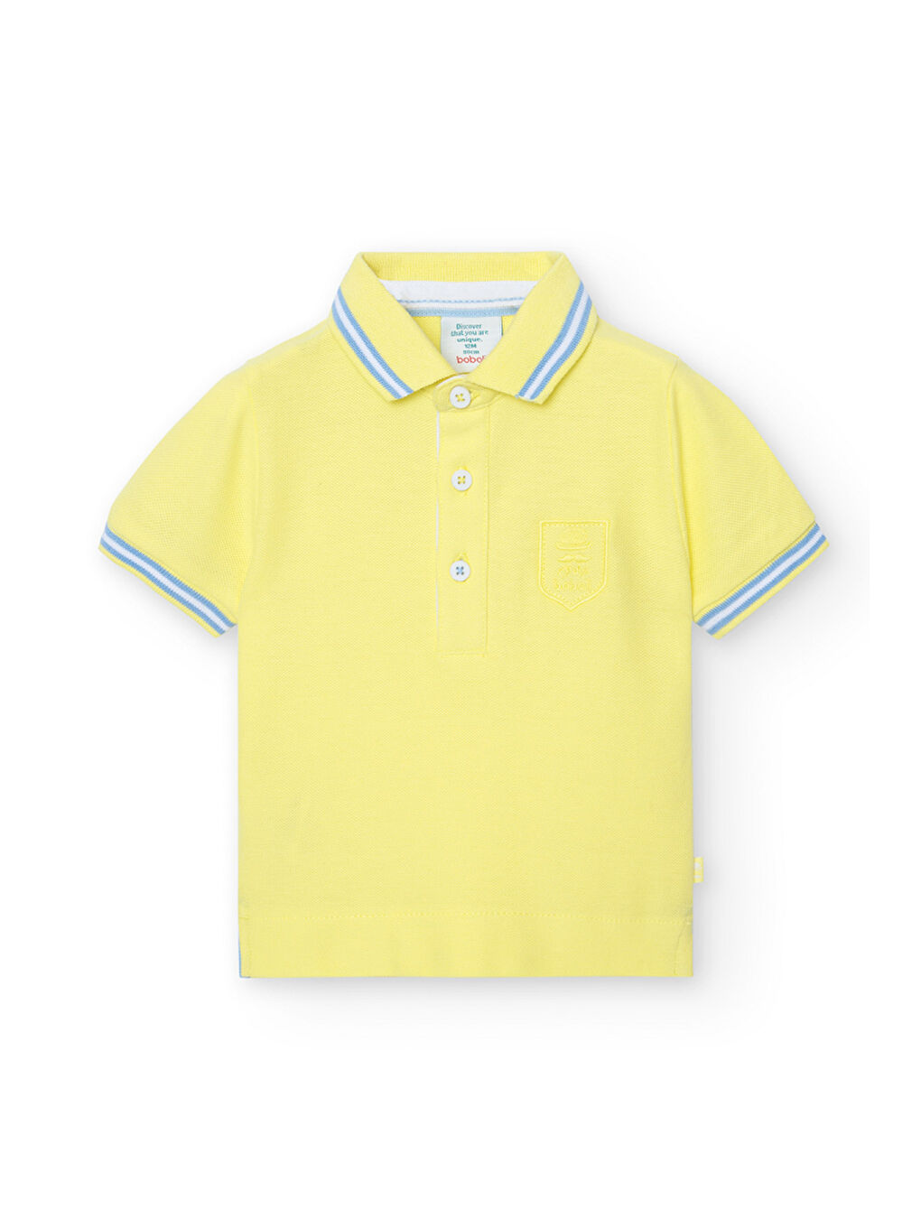 Sarı Erkek Çocuk Polo Yaka Tişört