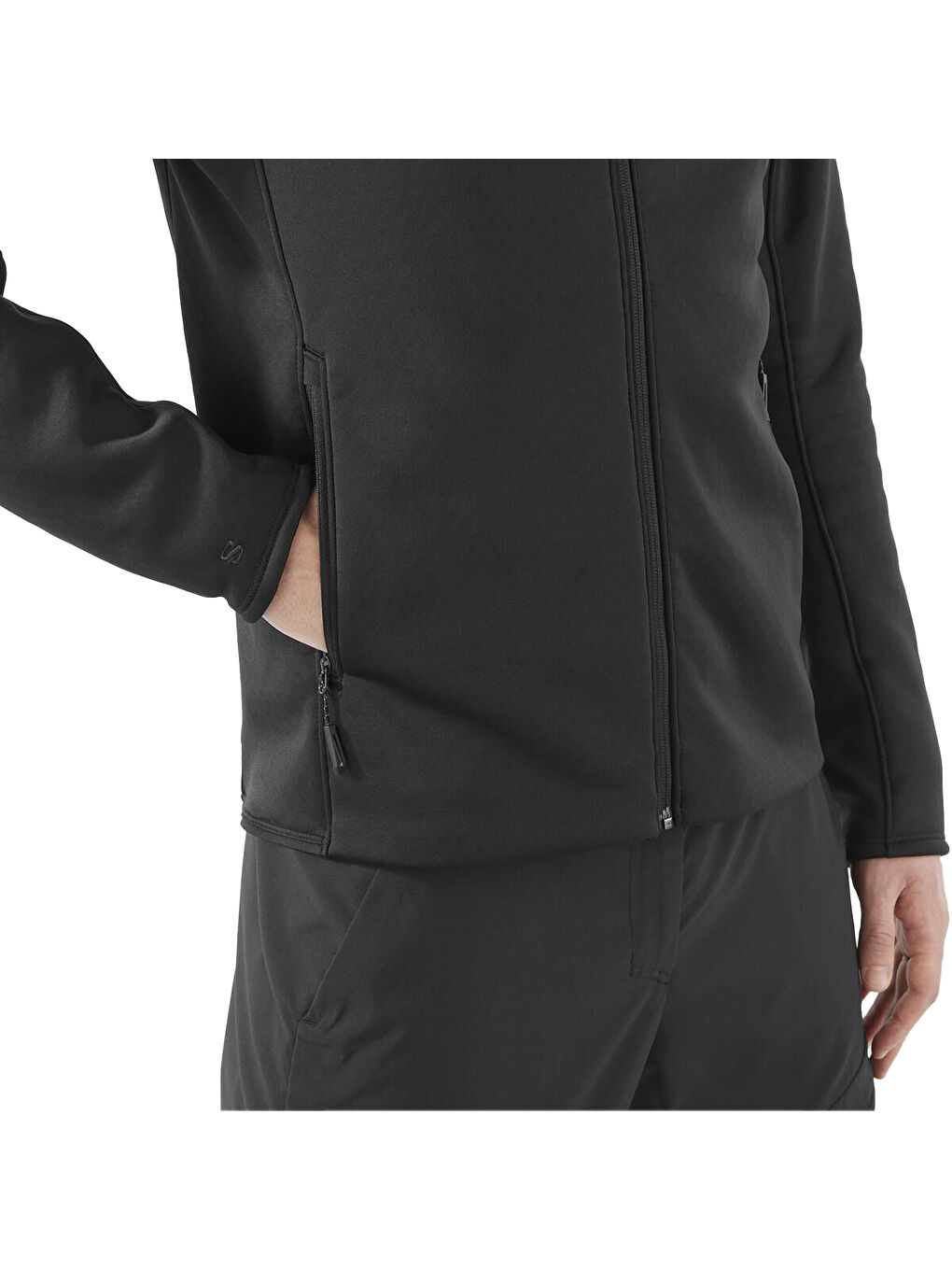 Outline Warm Erkek Siyah Fleece-3