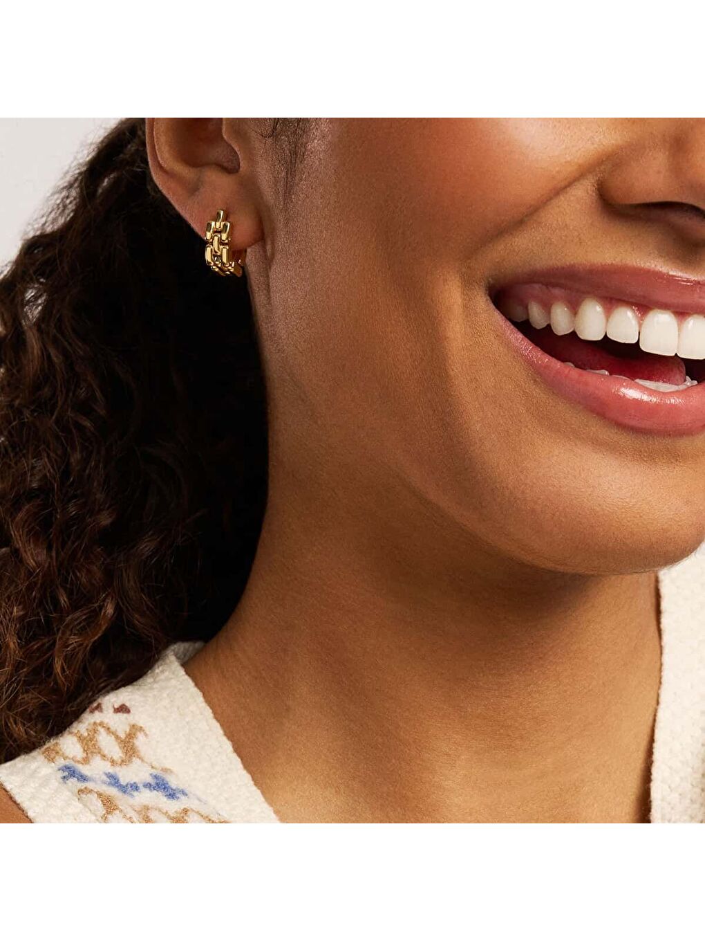 Sarı JF04902-710 Kadın Küpe-3