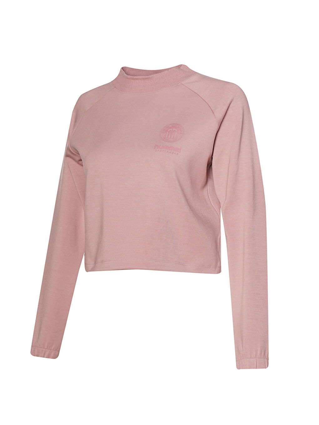 Felez Kadın Mor Bisiklet Yaka Sweatshirt