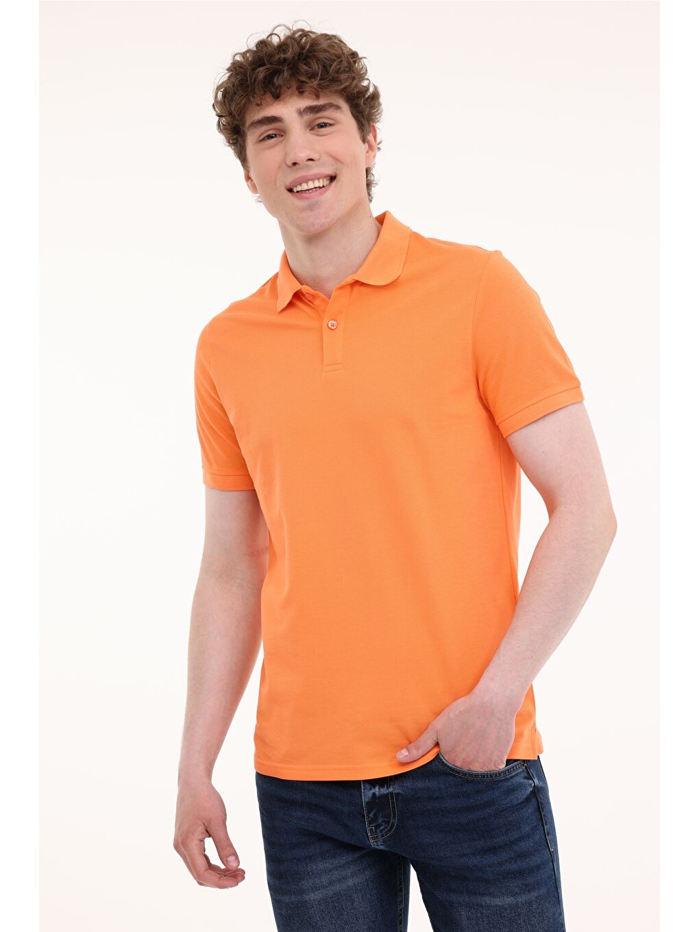 MB PAM 12SN328 5FX Turuncu Erkek Kısa Kol Tişört