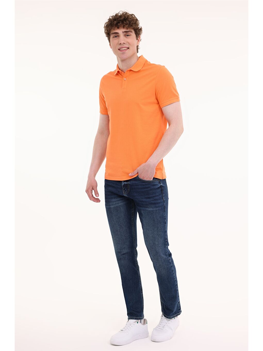 MB PAM 12SN328 5FX Turuncu Erkek Kısa Kol Tişört-2