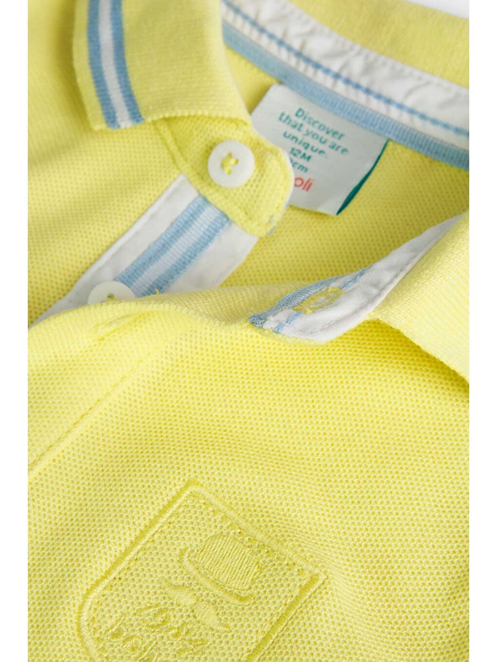 Sarı Erkek Çocuk Polo Yaka Tişört-2